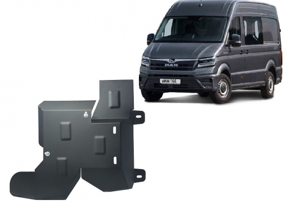 Stahlschutz für AdBluetank der Marke Man TGE / 18 L