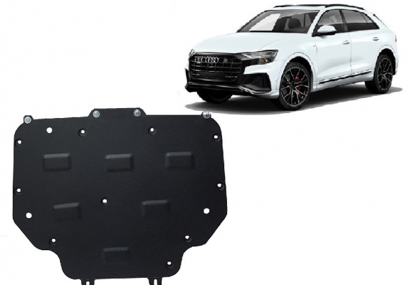 Stahl Getriebe Schutz für  Audi Q8