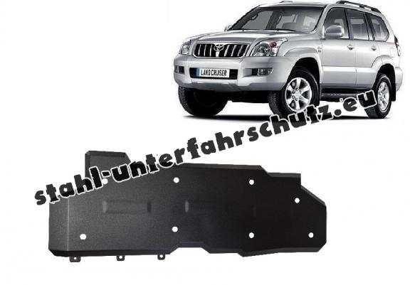 Stahlschutz für Treibstofftank der Marke Toyota Land Cruiser J120 - nur für 5 türer modell