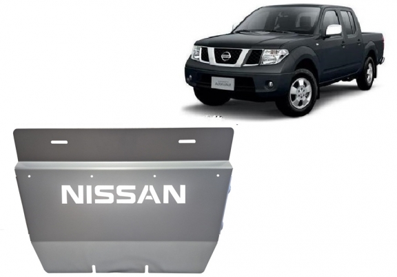 Unterer Aluminium-Kühlerschutz für den Nissan Navara D40