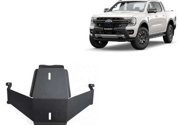 Stahl Differentialschutz für  Ford Ranger