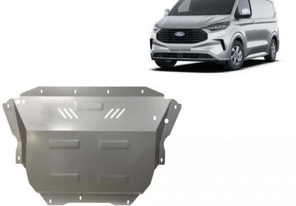 Aluminium Unterfahrschutz für Motor und Getriebe für den Ford Tourneo Custom