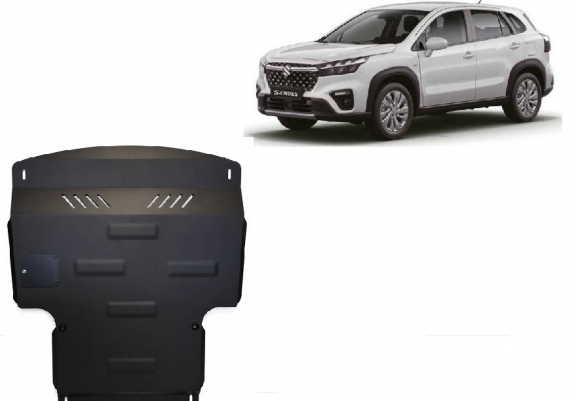 Unterfahrschutz für Motor und Getriebe aus Stahl für  Suzuki S-Cross