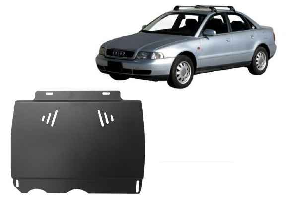 Unterfahrschutz für Schaltgetriebe aus Stahl für   Audi A4  B5