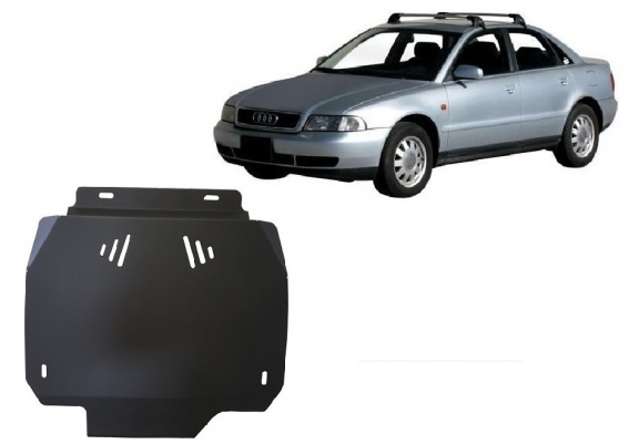 Unterfahrschutz aus Stahl für Automatikgetriebe der Marke Audi A4  B5