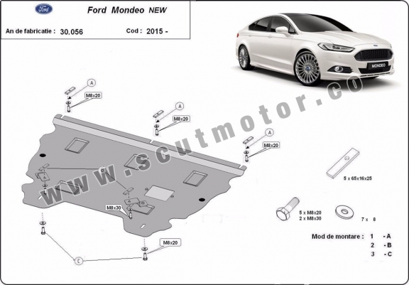 Unterfahrschutz für Motor der Marke Ford Mondeo 5
