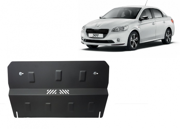 Unterfahrschutz für Motor und Getriebe aus Stahl für  Peugeot 301