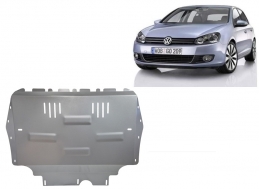 Aluminium Unterfahrschutz für Motor und Getriebe für den VW Golf 6 (2008-2012)
