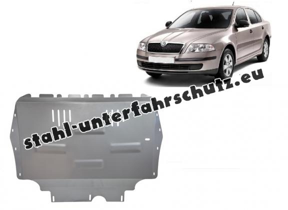 Aluminium Unterfahrschutz für Motor und Getriebe für den Skoda Octavia 2 (2004-2012)