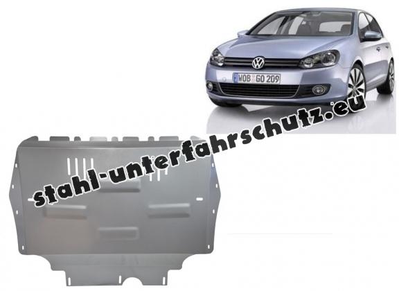 Aluminium Unterfahrschutz für Motor und Getriebe für den VW Golf 6 (2008-2012)