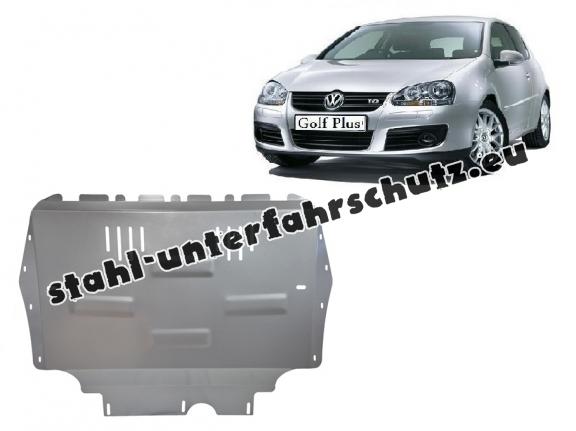 Aluminium Unterfahrschutz für Motor und Getriebe für den Vw Golf Plus (2004-2010)
