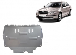 Aluminium Unterfahrschutz für Motor und Getriebe für den Skoda Octavia 2 (2009-2012)