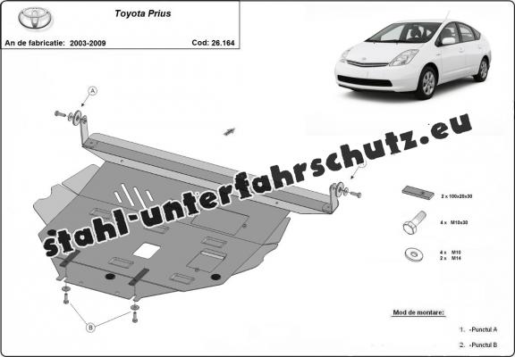 Unterfahrschutz für Motor der Marke Toyota Prius
