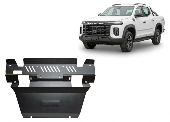 Unterfahrschutz für Motor und Kühler aus Stahl für Maxus T60 Max