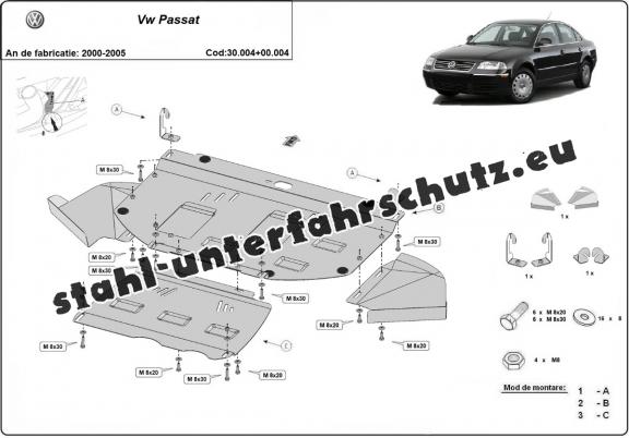 Unterfahrschutz für Motor der Marke Volkswagen Passat - Aktionspaket