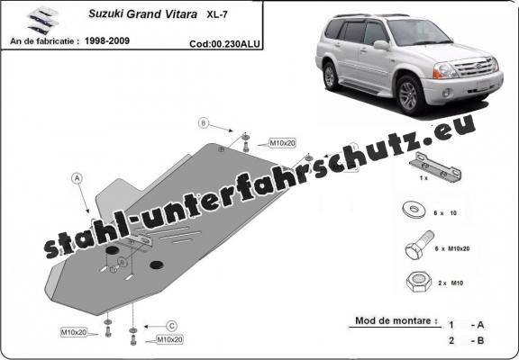 Aluminium Getriebe Schutz für Suzuki Grand Vitara XL7