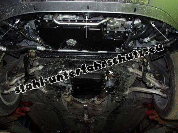 Unterfahrschutz für Motor der Marke Audi A6