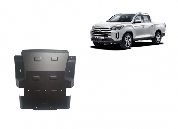 Unterfahrschutz für Motor der Ssangyong Musso Grand