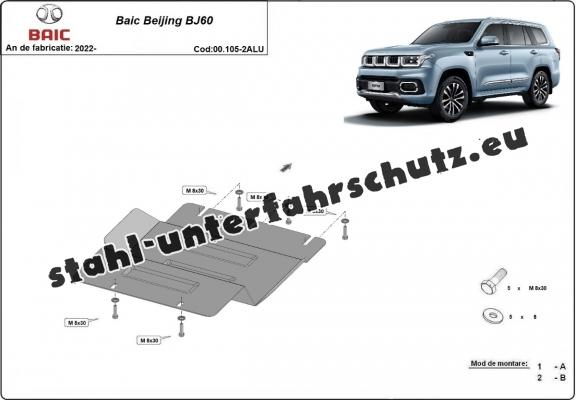 Aluminium Verteilergetriebe Schutz für Baic Beijing BJ60