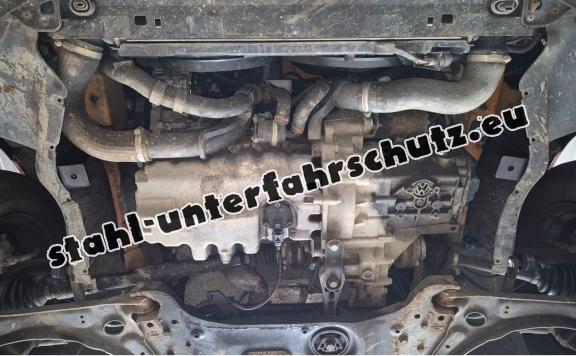 Aluminium Unterfahrschutz für Motor und Getriebe für den VW Caddy - Webasto