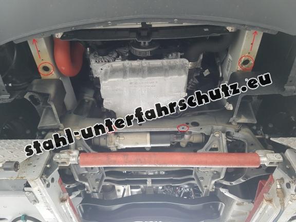 Aluminium Unterfahrschutz für Motor der Marke Mercedes Sprinter - RWD