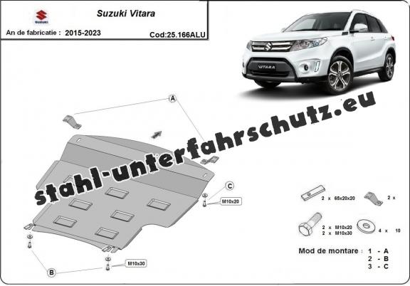 Aluminium Unterfahrschutz für Motor der Marke Suzuki Vitara