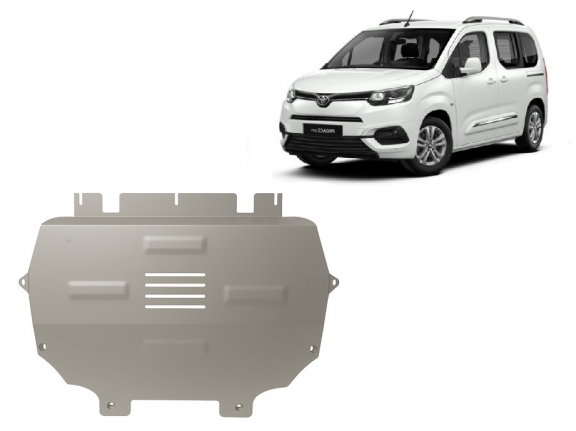 Aluminium  Unterfahrschutz Toyota Proace City Verso