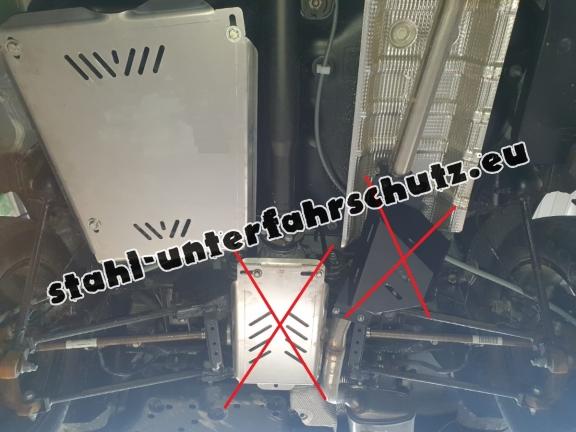 Aluminium schutz für Treibstofftank der Marke  Dacia Duster