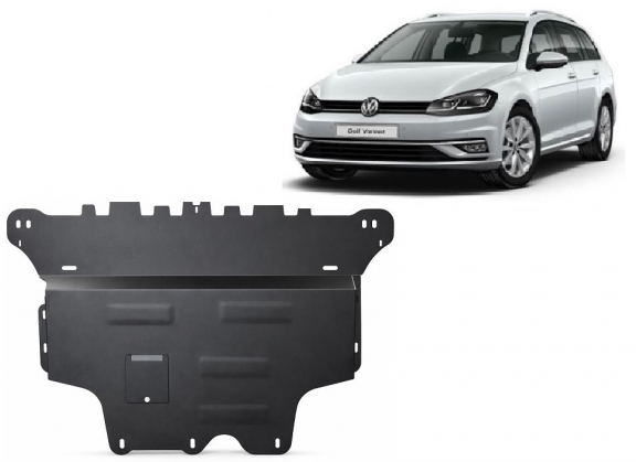 Unterfahrschutz für Motor und Getriebe aus Stahl für  VW Golf 7 - Automatikgetriebe