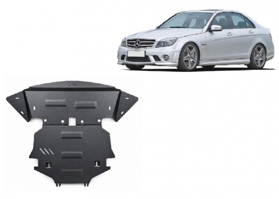 Unterfahrschutz für Motor der Marke Mercedes C-Class W204 4x4