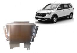 Aluminium Unterfahrschutz für Motor und Getriebe für den Dacia Lodgy Stepway (2014-2020)