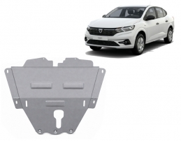 Aluminium Unterfahrschutz für Motor und Getriebe für den Dacia Logan (2021-2026)