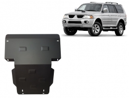 Unterfahrschutz für Motor und  kühler aus Stahl für  Mitsubishi Pajero Sport 1 (1998-2007)