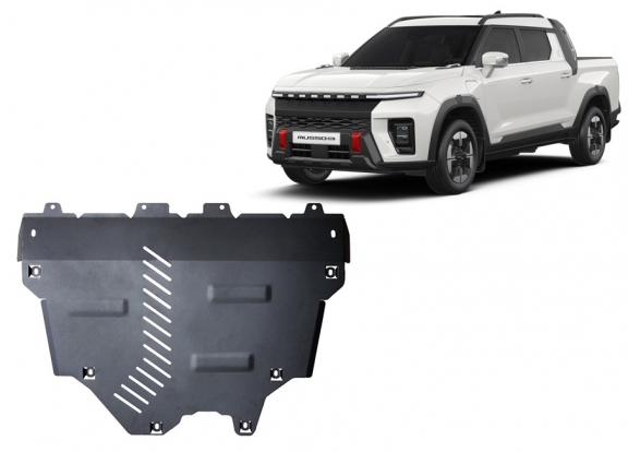 Unterfahrschutz für Motor der KGM Musso EV 