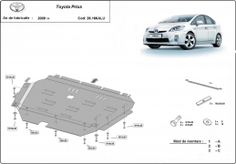 Aluminium Unterfahrschutz Toyota Prius (2008-2015)