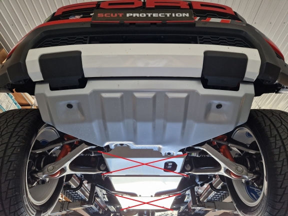 Aluminium Getriebe Schutz für  Ford Ranger