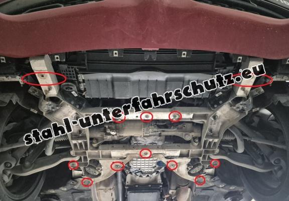Unterfahrschutz für Motor  und Getriebe für den Alfa Romeo Stelvio
