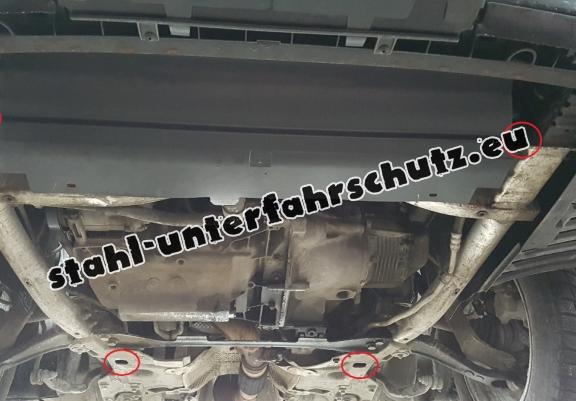 Unterfahrschutz für Motor der Marke Peugeot 407