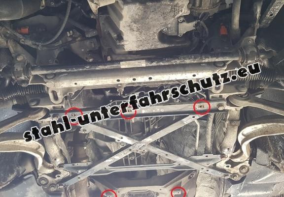 Stahl Getriebe Schutz für  Audi A4 4 B8 All Road