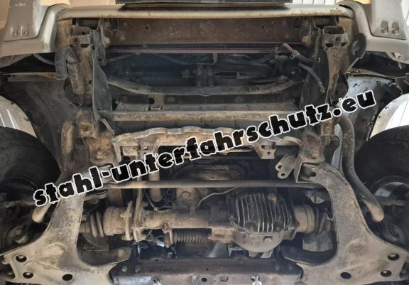 Unterfahrschutz für Motor und  kühler aus Stahl für  Mitsubishi Pajero 3 (V60, V70)