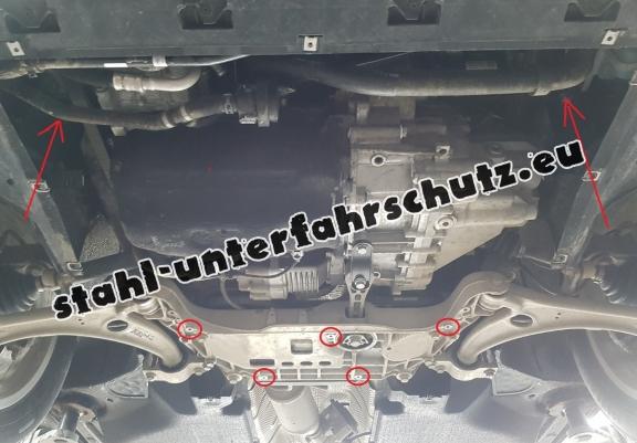 Unterfahrschutz für Motor der Marke Audi Q2