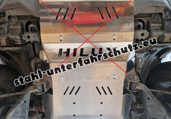 Aluminium Unterfahrschutz für Motor der Marke Toyota Hilux Invincible