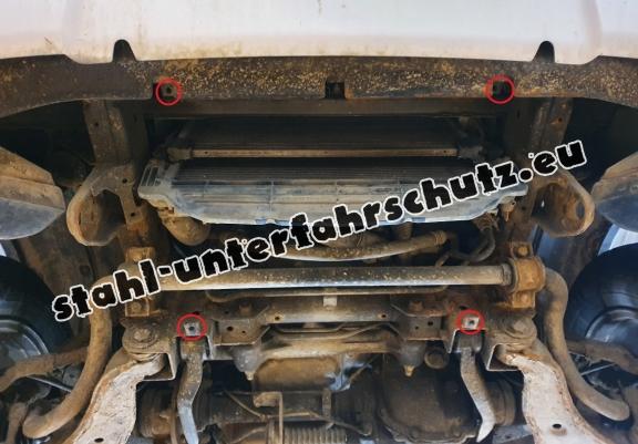 Unterfahrschutz für Motor der Marke Fiat Fullback