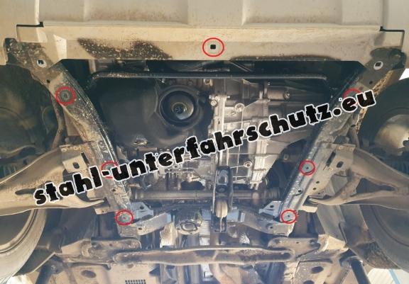 Aluminium Unterfahrschutz für Motor der Marke Dacia Duster