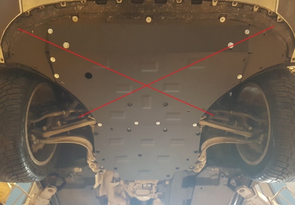 Stahl Getriebe Schutz für  VW Touareg