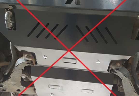 Getriebe schutz aus Stahl für  Mitsubishi Pajero 3 (V60, V70)