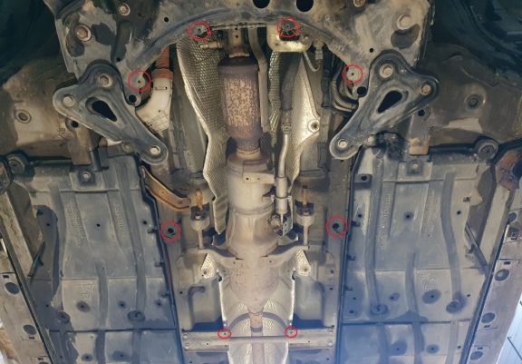 Unterfahrschutz für Katalysator/cat lock der Marke Toyota Verso-S