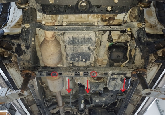 Aluminium Differentialschutz für Toyota Hilux Revo