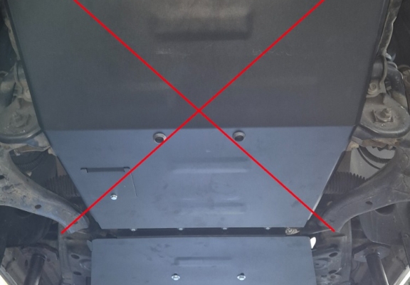 Unterfahrschutz für Getriebe und Differential aus Volkswagen Amarok -  V6 automat