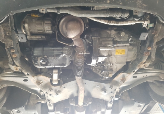 Unterfahrschutz für Motor und Getriebe aus Stahl für  Mini Cooper R56